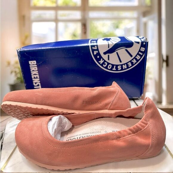 BIRKENSTOCK Celina II Leather Suede Slip-on Ballet Flat Size 37 - Picture 7 of 14